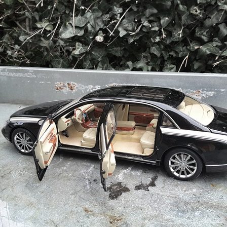 Modern scale model cars